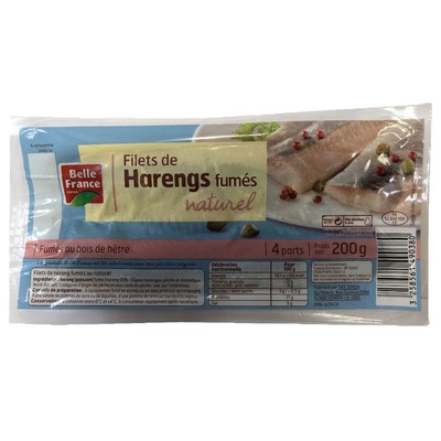 FILET DE HARENG FUME NATUREL BF FILM 200 G