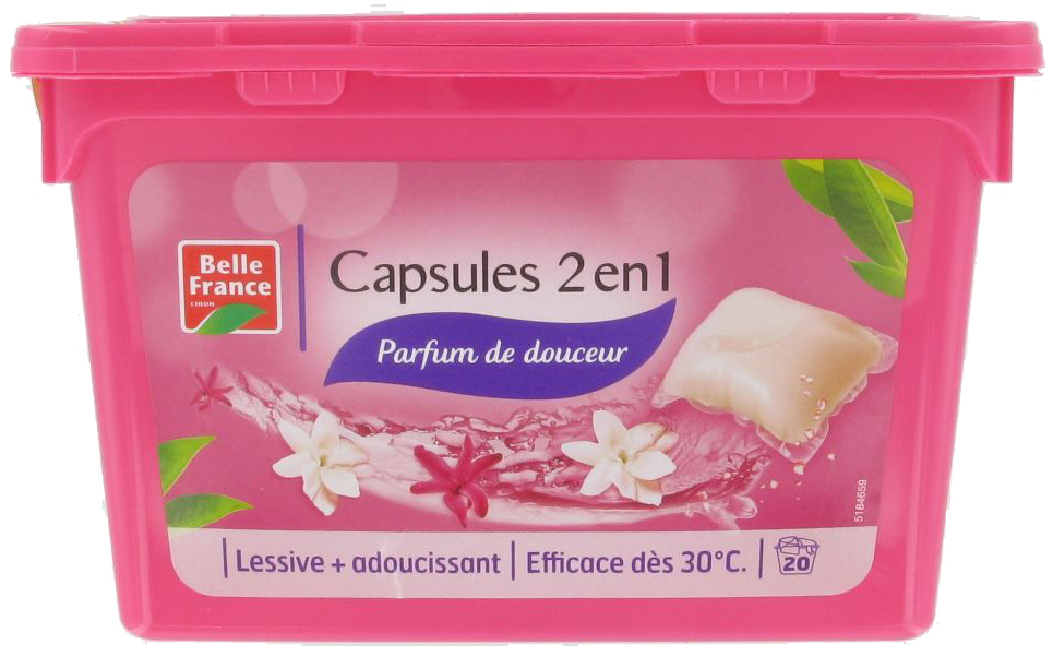 Belle France Marseille Soap Single Doses, Pack of 21 x 19ml