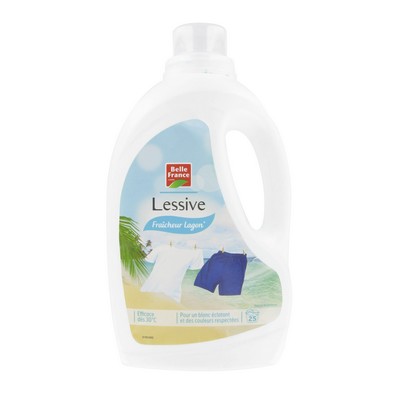 1.25 L Belle France Concentrated Liquid Laundry Detergent - Lagoon Fresh, 27 Washes
