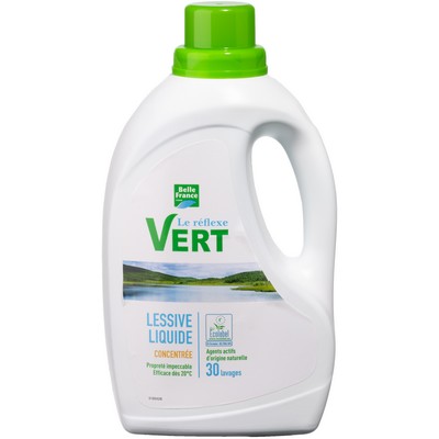 Belle France 1.5 L Concentrated Liquid Laundry Detergent – Ecolabel, 30 Washes