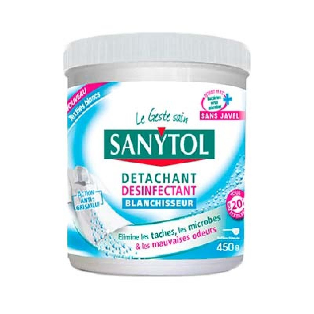 DETACHANT DESINFECTANT POUDRE SANYTOL 450G