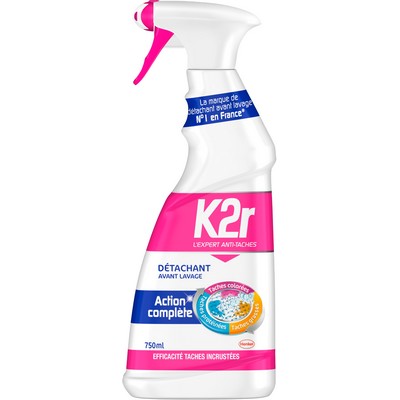K2r Pre-Wash Stain Remover Spray 750ml