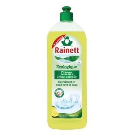 Rainett Liquide Vaisselle Main Ecologique Crème Citron 750 ml