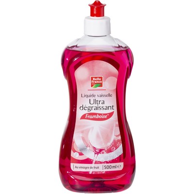 500ML Belle France Liquide Vaisselle Ultra Degraissant framboise