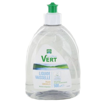 500ML Belle France Liquide Vaisselle Degraissant Ecolabel peaux sensibles