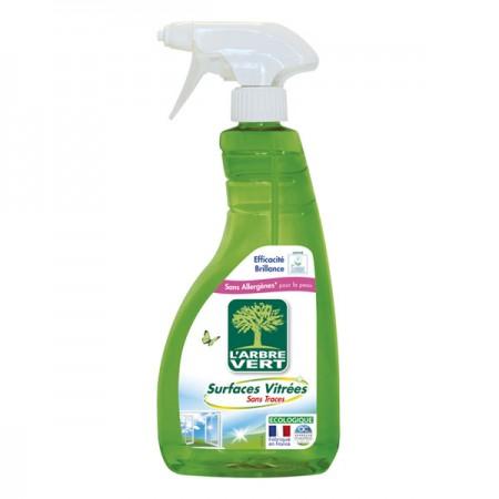 L'Arbre Vert Mint Freshness Glass Surface Cleaning Spray ECOLABEL - Hypoallergenic - 740mL