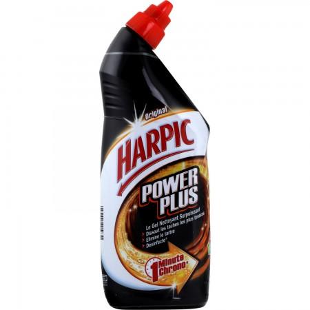 Harpic Gel PowerPlus nettoyage efficace sans brosse avec 35% de plastique recyclé 750 ml