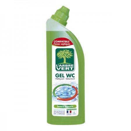 L'Arbre Vert Gel WC Détartrant ANTI-REDÉPOSITION au Romarin Intense - 98% d’ingrédients d’origine naturelle - 750 mL