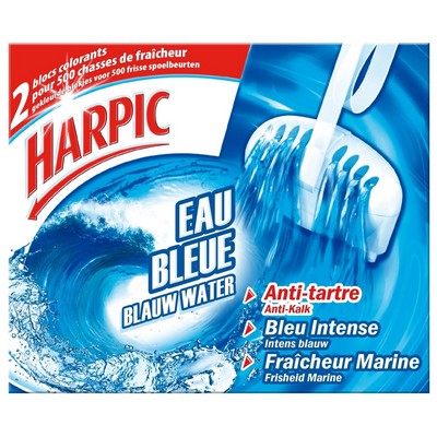 Harpic Blocs cuvette Eau Bleuex2