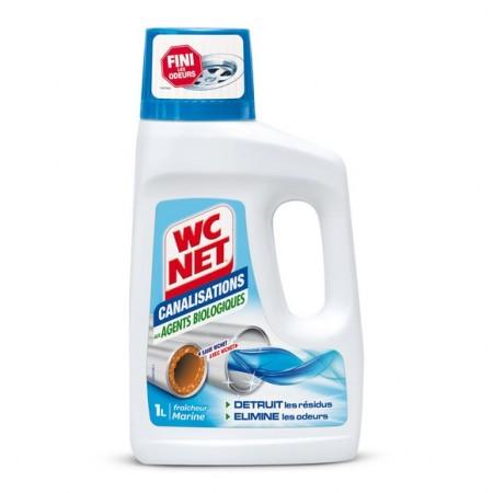 Ouragan Drain Cleaner Dual-Scent 1 L (Pack of 12: 6 Marine + 6 Menthol)