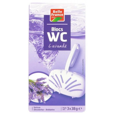 BELLE FRANCE LAVENDER TOILET BLOCKS 3x38G