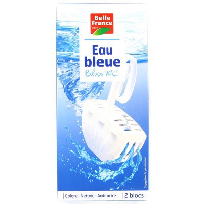 BELLE FRANCE BLUE WATER TOILET BLOCK 2 X 40G