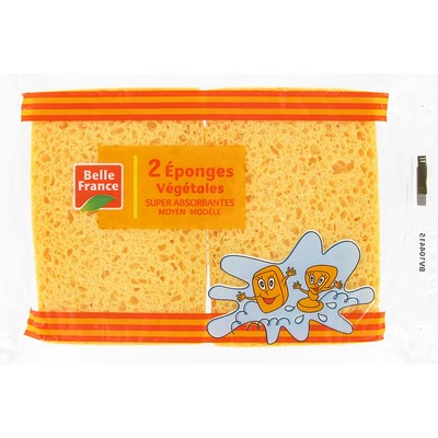 Pack of 2 Medium Blonde Sponges Belle France