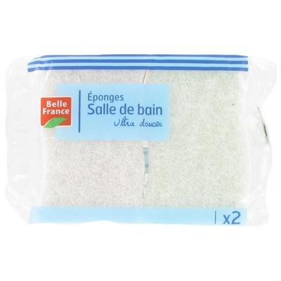 éponges salle de bain ultra douces x2