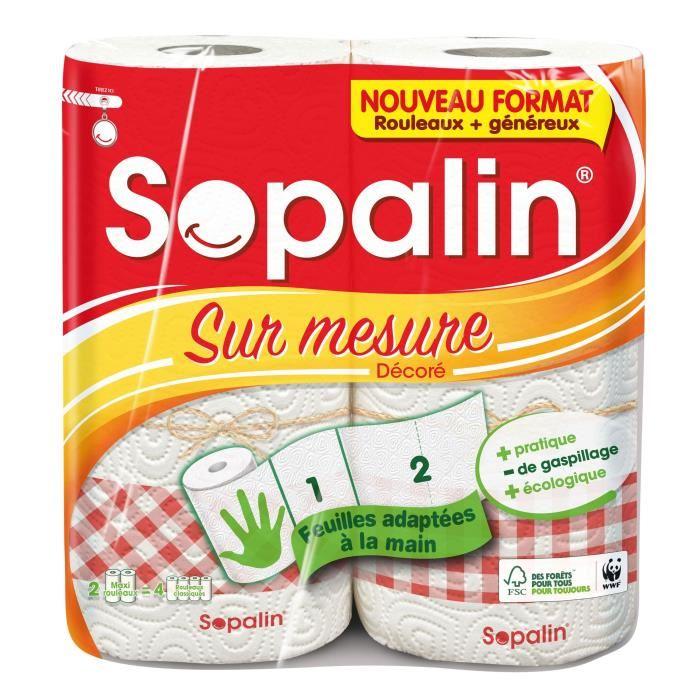 Essuie-tout Sopalin® Sur Mesure Décoré FSC® 2=4 rlx