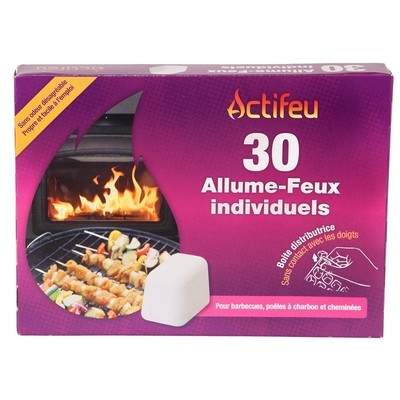 30 CUBES ALLUME-FEUX
