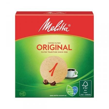MELITTA FILTRES A CAFE BRUN ROND /100