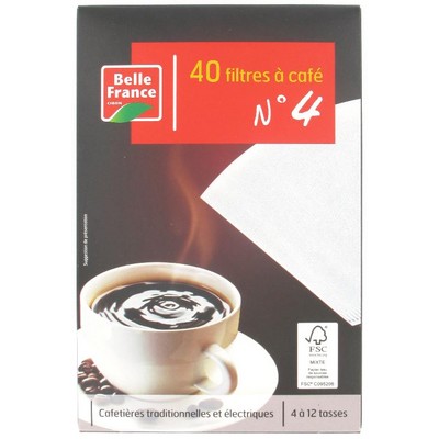 PACK OF 40 COFFEE FILTERS N°4 BF