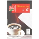 Filtres à café 4x40 Blancs