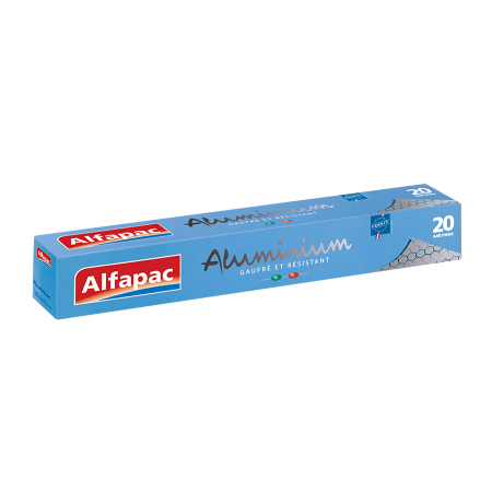 ALUMINIUM GAUFRE 20M X 0.29