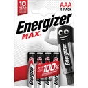 Energizer Max Alkaline Batteries AAA/LR03, Pack of 4