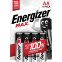 Energizer Max Alkaline Batteries AA/LR6, Pack of 4