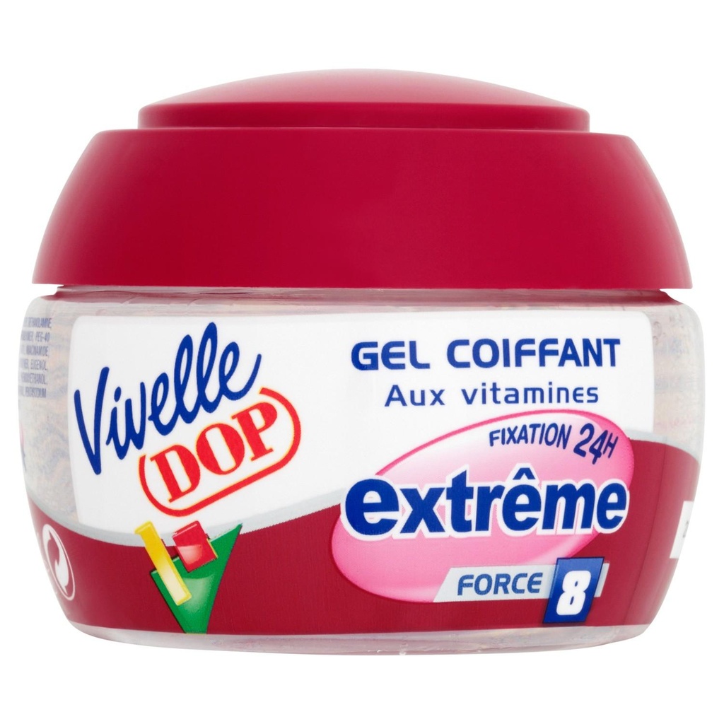 Vivele Dop Styling Gel Jar 190ml Extreme Hold
