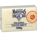 LE PETIT MARSEILLAIS SAVON BRUT FABRICATION ANCIENNE SANS PARFUM 300G