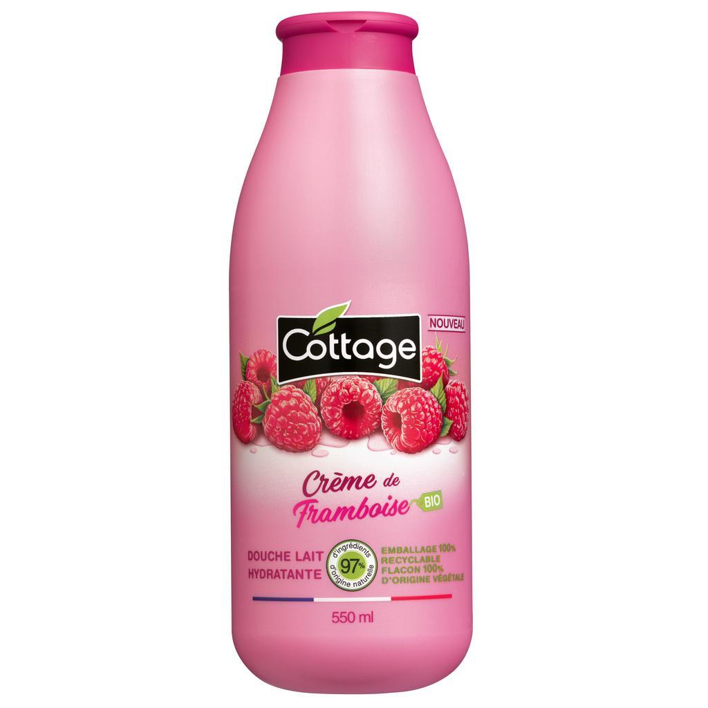 Raspberry Cream Shower Milk 97% Natural Ingredients 550ml