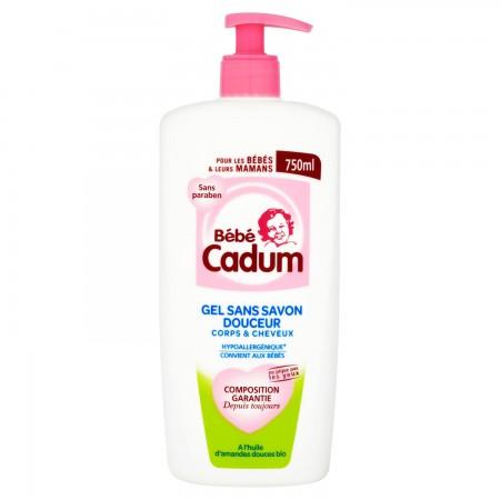 CADUM BB DOUCHE AMANDE FLACON POMPE 750ML