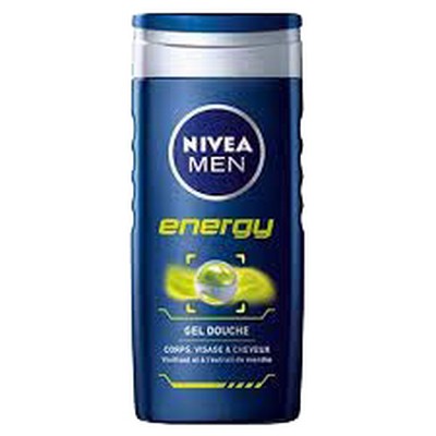 Gel douche Homme Energisant Energy Extrait de Menthe NIVEA MEN le flacon de 250ml