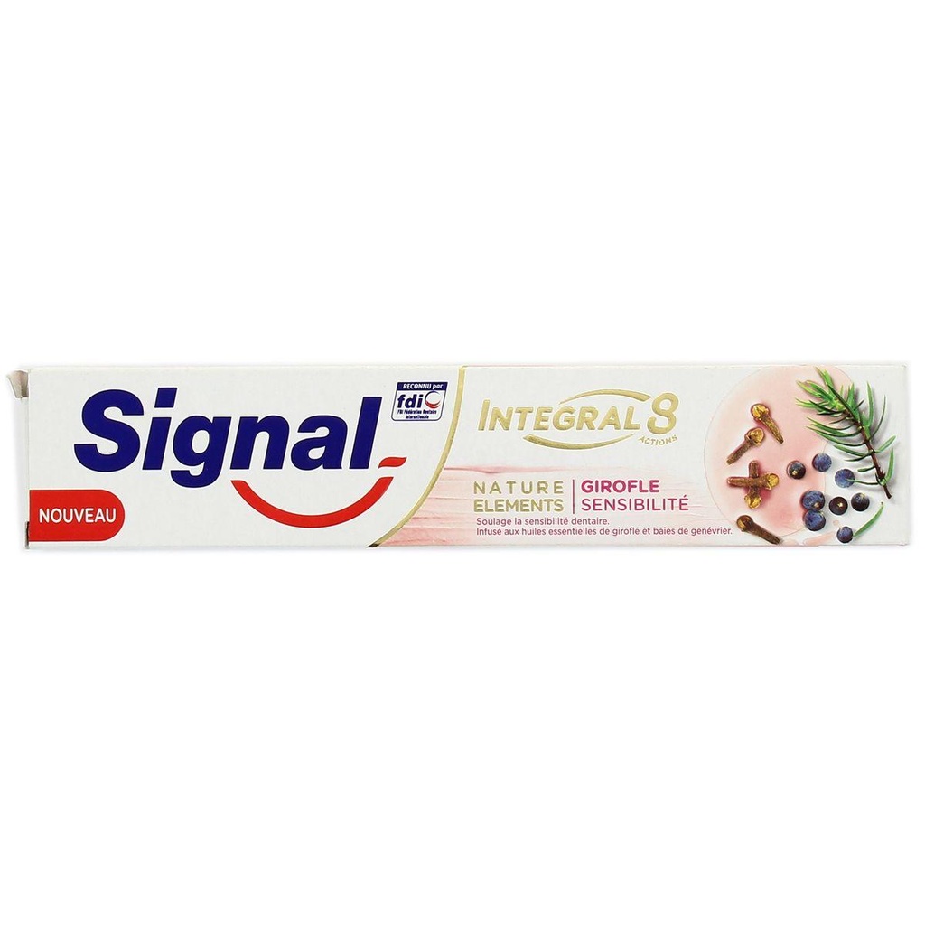 Signal Integral 8 Dentifrice Nature Elements Sel Rose & Camomille 75ml