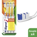 SIGNAL PRO INT Soft Toothbrushes x4