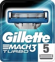 Gillette Mach3 Turbo Recharges De Lames De Rasoir Pour Homme, 4 Recharges De Lames