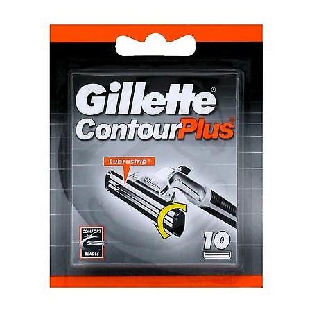 Gillette Lames de Rasoir Contour Plus - Lot De 10