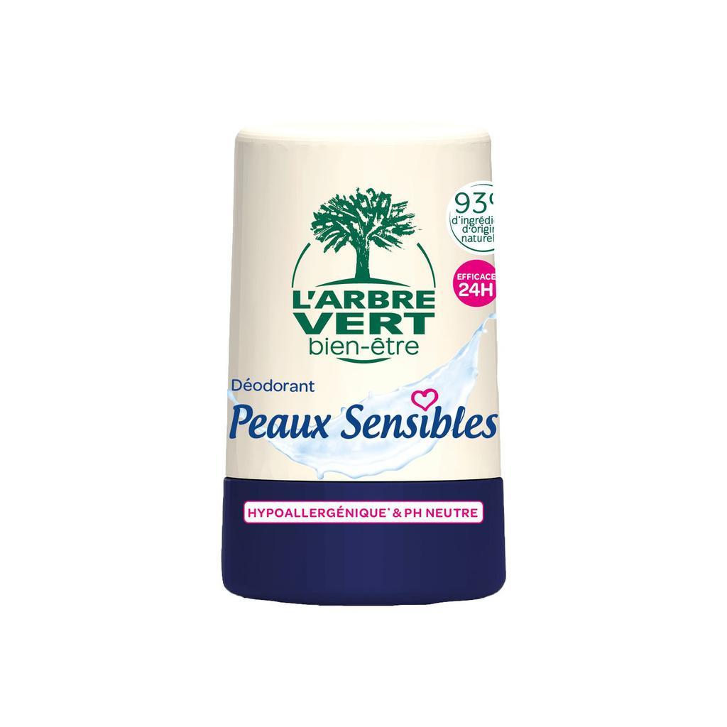 L'Arbre Vert Bien-être Déodorant parfum Fleurs de cerisier - Efficace 24H - Hypoallergénique & pH Neutre - 93% d'ingrédients d'origine naturelle - 50mL