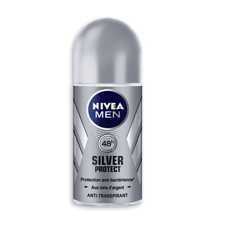 Déodorant Bille Homme Anti-transpirant Protect & Care NIVEA MEN le roll-on de 50ml