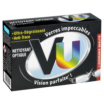 VU Nettoyant optique x24 lingettes