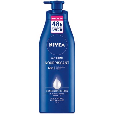 Lait Corps Nourrissant Peaux Sèches à très Sèches NIVEA le flacon 250 ml