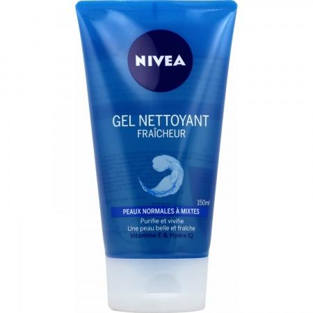Gel nettoyant NIVEA Fraîcheur Lotus sacré Peaux normales à mixtes 150ml