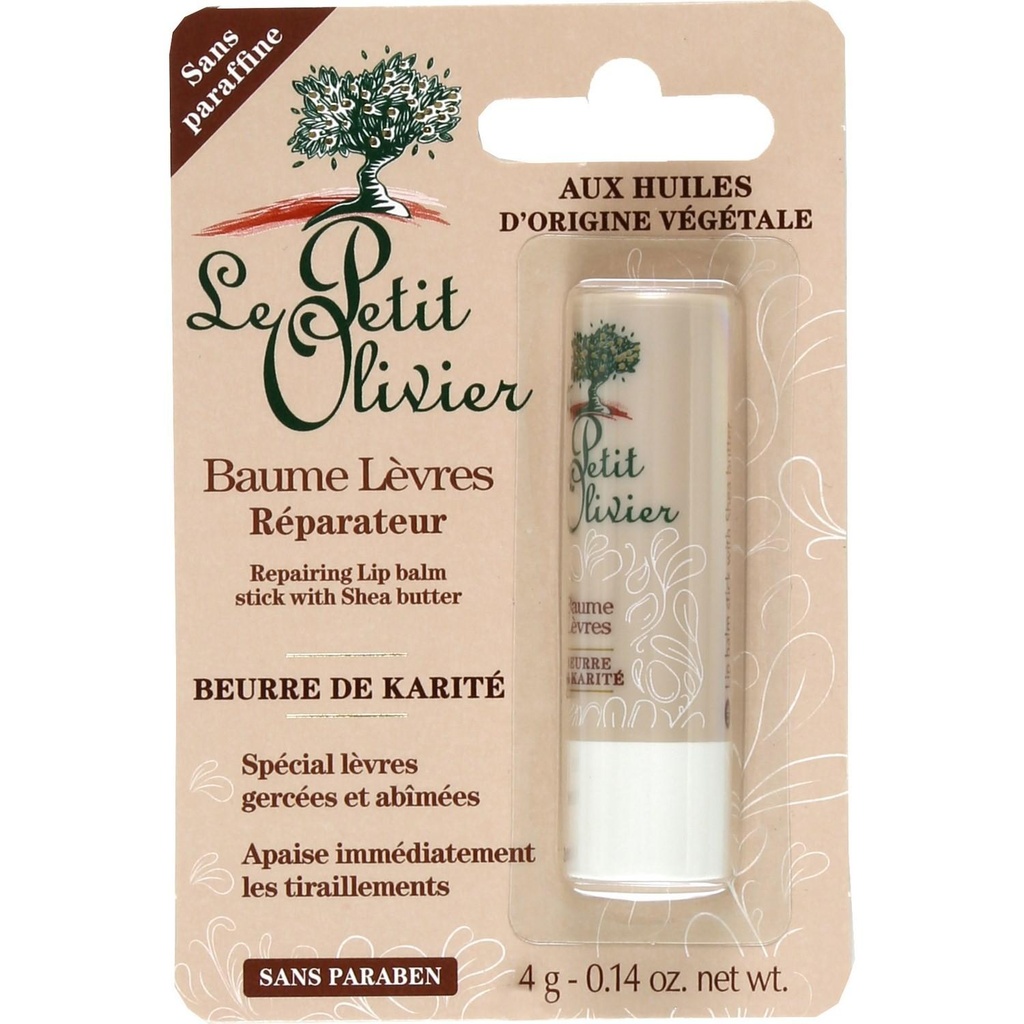 Baume lèvres Réparateur - Beurre de Karité - 4 g