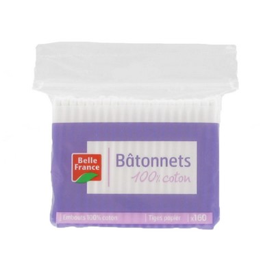 Bâtonnet hygiène papier x160 BF Sachet