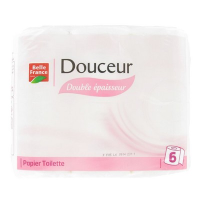 Soft Toilet Paper x6 Rolls Belle France