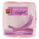 Belle France White Comfort Triple-Ply Toilet Paper Pack of 4