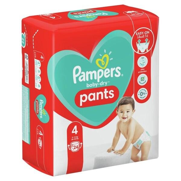 Pampers Pants 8-15kg x24 Size 4