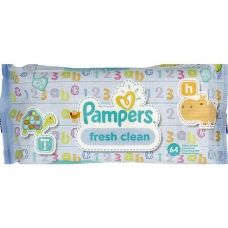 Pampers Fresh Clean Lingettes Pour Bébé 1 Paquet = 52 Lingettes