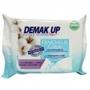 Lingettes Demak'Up Fraicheur Peaux mixtes à grasses x25
