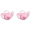 3 Sucettes Jour / Nuit NEW REVERSIBLE Silicone 0-6m Mixte