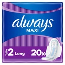 Always Maxi Long (size 2) Winged Pads X20