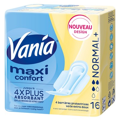 Vania | Maxi Comfort Normal+ Sanitary Pads x16